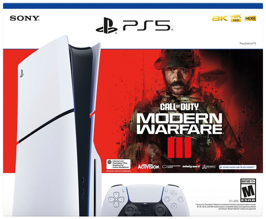 Фотографии Sony PlayStation 5 Slim + Call of Duty Modern Warfare III