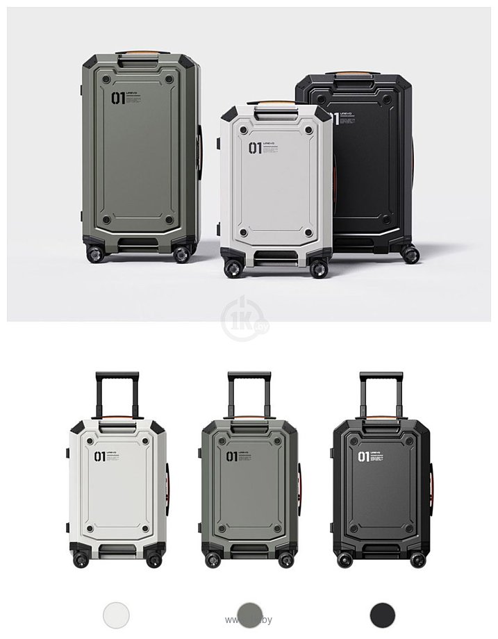 Фотографии Ninetygo Urevo Luggage 24" (зеленый)