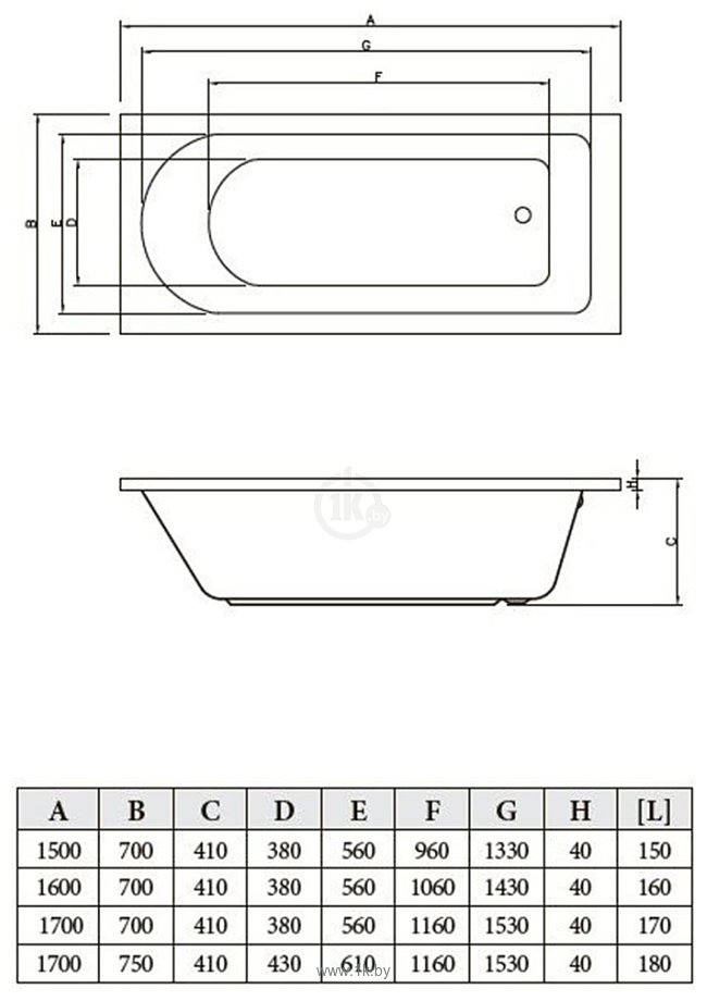 Фотографии Bonito Home Elara 160x70 BH-EL-203-160-70/St с ножками