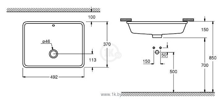 Фотографии Grohe Cube Ceramic 3948000H