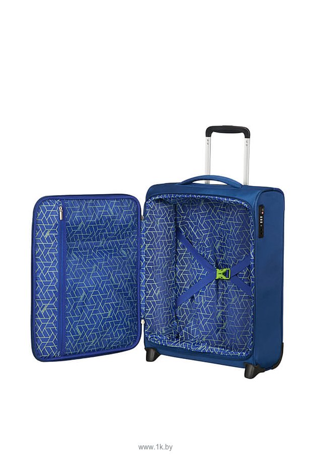 Фотографии American Tourister Matchup Upright Neon Blue (2 колеса) 55 см