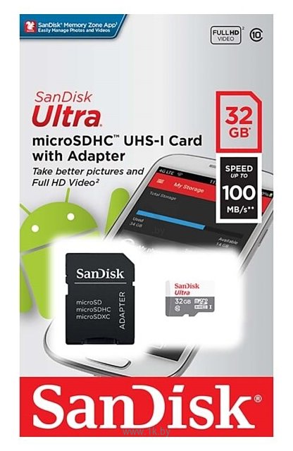 Фотографии SanDisk SDSQUNR-032G-GN3MA