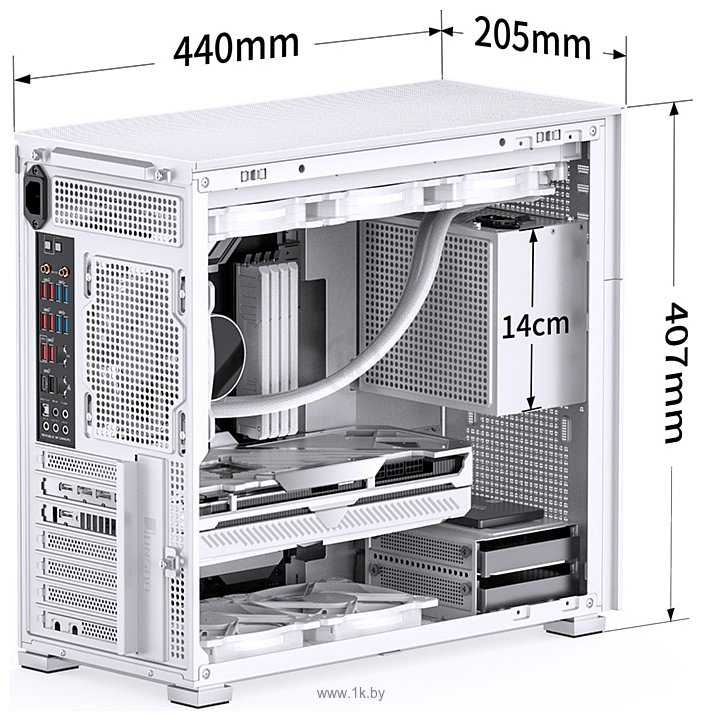 Фотографии Jonsbo D41 Mesh (белый)