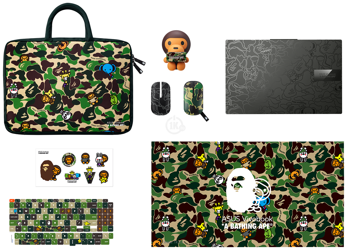 Фотографии ASUS VivoBook S15 OLED BAPE Edition K5504VA-MA343W