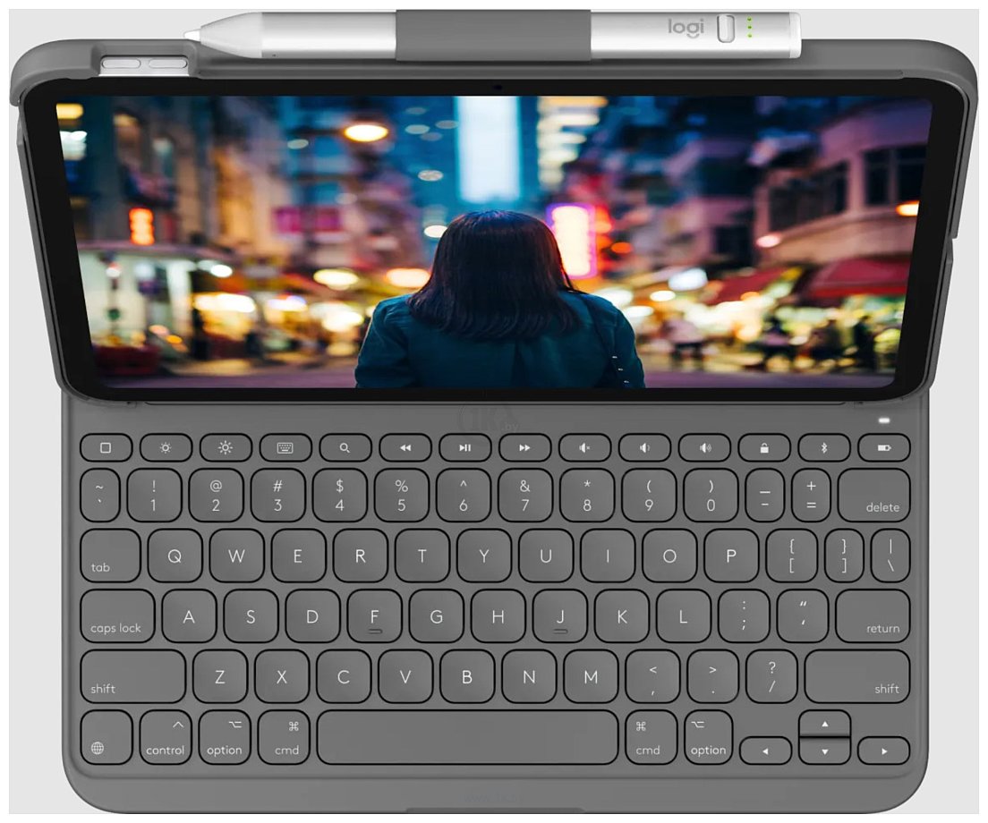 Фотографии Logitech Slim Folio для iPad 10th gen (серый)