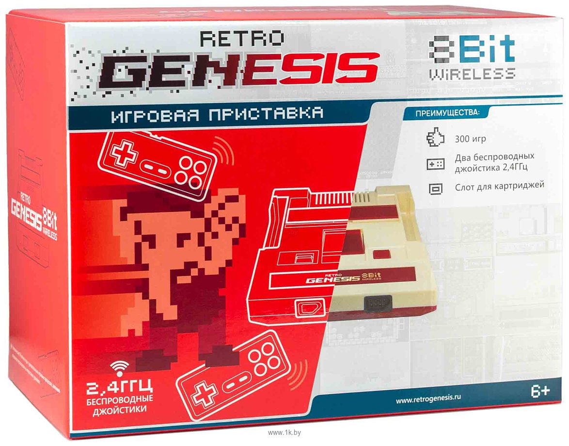 Фотографии Retro Genesis 8 Bit Wireless (2 геймпада, 300 игр)