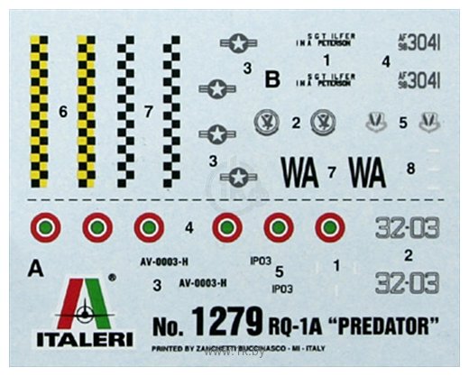 Фотографии Italeri 1279 Rq 1B Predator