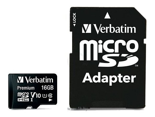 Фотографии Verbatim Premium 44082 16GB + адаптер