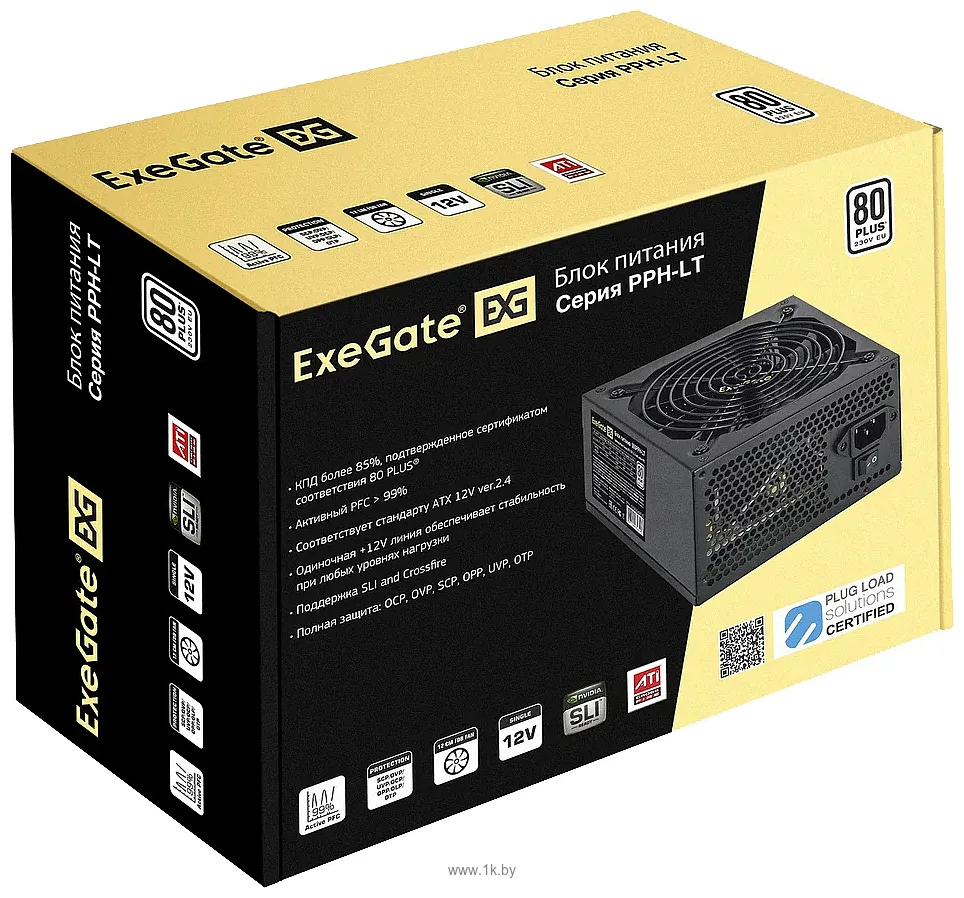 Фотографии ExeGate 450PPH-LT 80 Plus EX292150RUS Фотографии ExeGate 450PPH-LT 80 Plus EX292150RUS