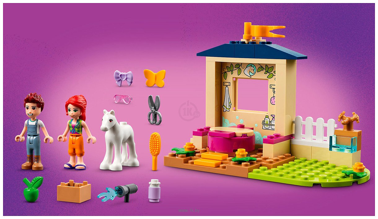 Фотографии LEGO Friends 41696 Конюшня для мытья пони