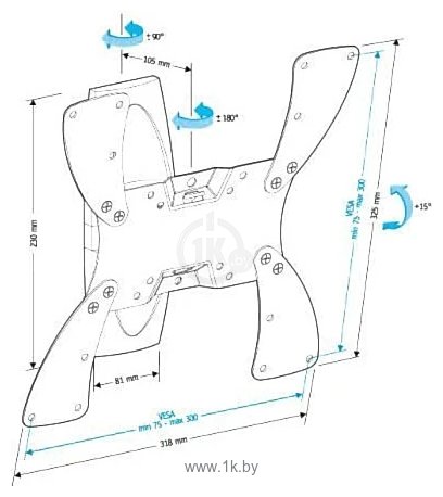 Фотографии Holder LCDS-5019 (черный/красный)