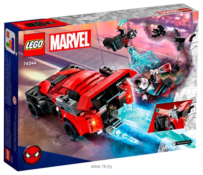 Фотографии LEGO Marvel Super Heroes 76244 Майлз Моралес против Морбиуса