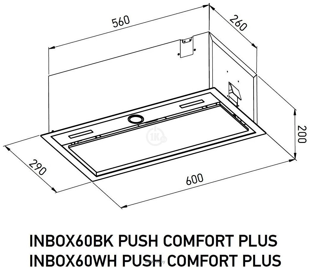 Фотографии Meferi INBOX60WH Push Comfort Plus