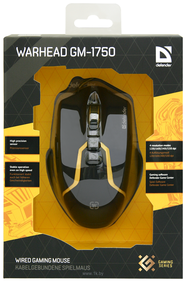 Фотографии Defender Warhead Gaming Mouse GM-1750 USB