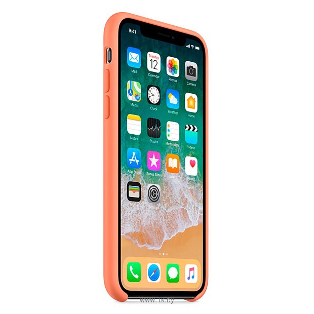 Фотографии Apple Silicone Case для iPhone X Peach