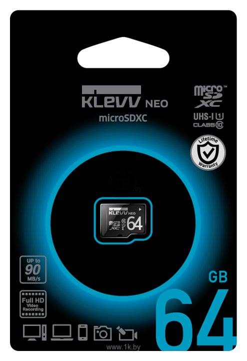 Фотографии KLEVV microSDXC Class 10 UHS-I U1 64GB