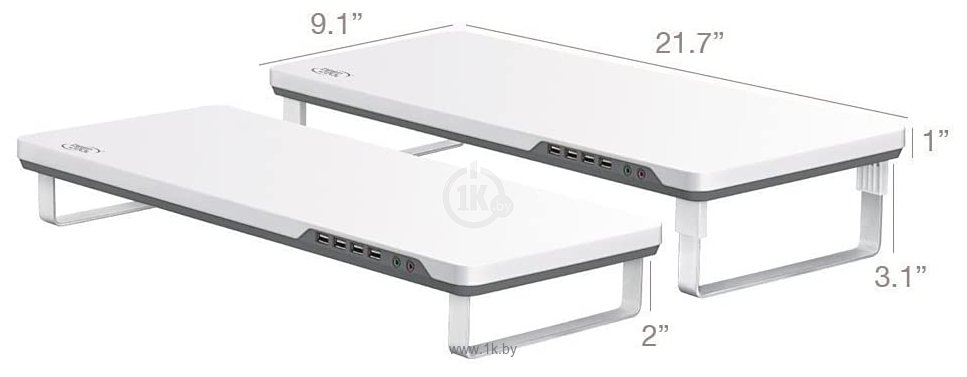 Фотографии DeepCool M-Desk F1 (белый/серый)