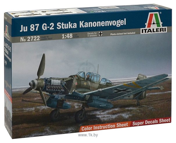 Фотографии Italeri 2722 Ju 87 G 2 Stuka Kanonenvogel
