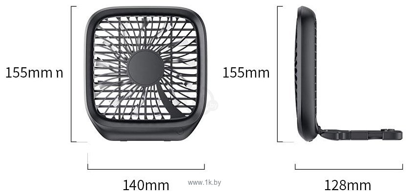 Фотографии Baseus Foldable Vehicle-mounted Backseat Fan (черный)