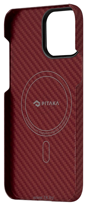 Фотографии Pitaka MagEZ Case 2 для iPhone 13 Pro (twill, красный/оранжевый)