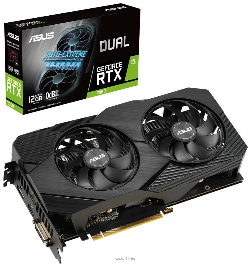 Фотографии ASUS DUAL GeForce RTX 2060 EVO (DUAL-RTX2060-12G-EVO)