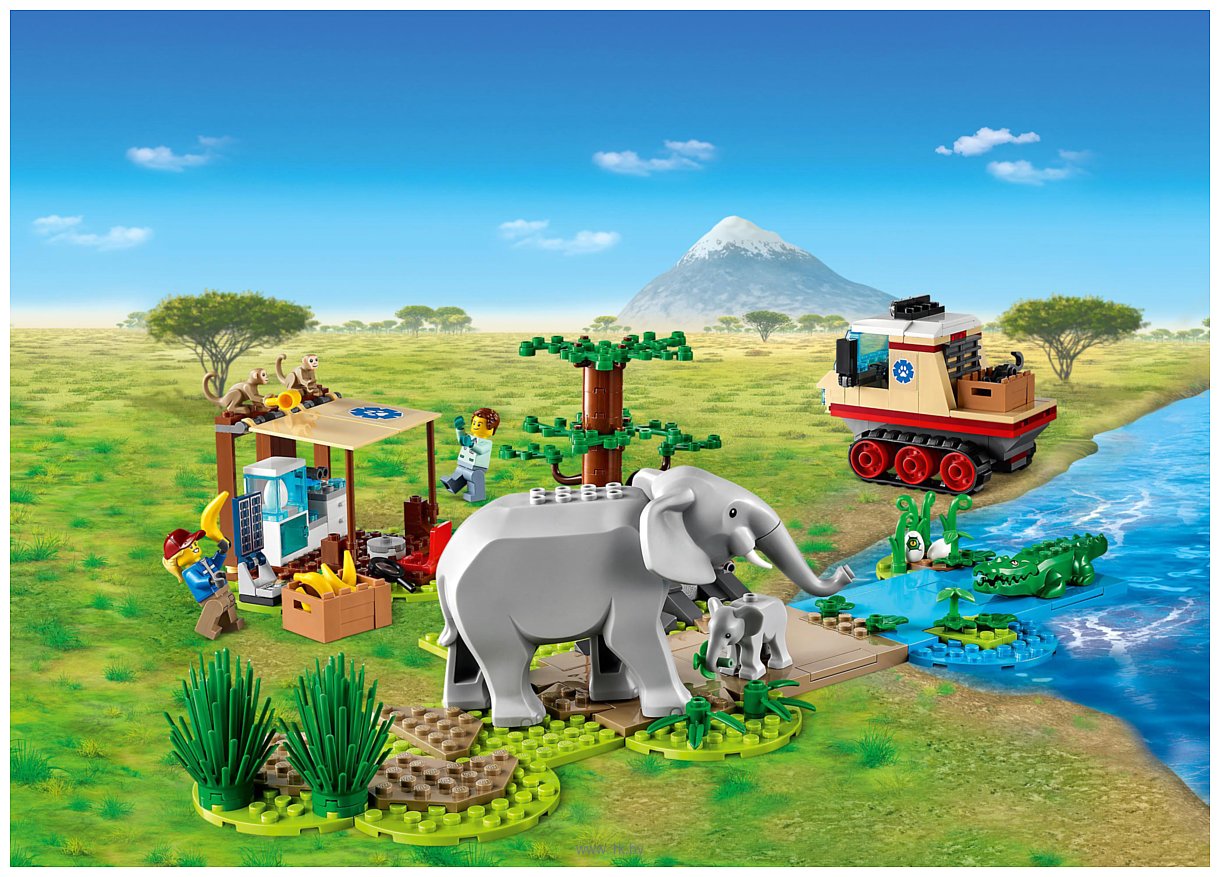 Фотографии LEGO City 60302 Операция по спасению зверей
