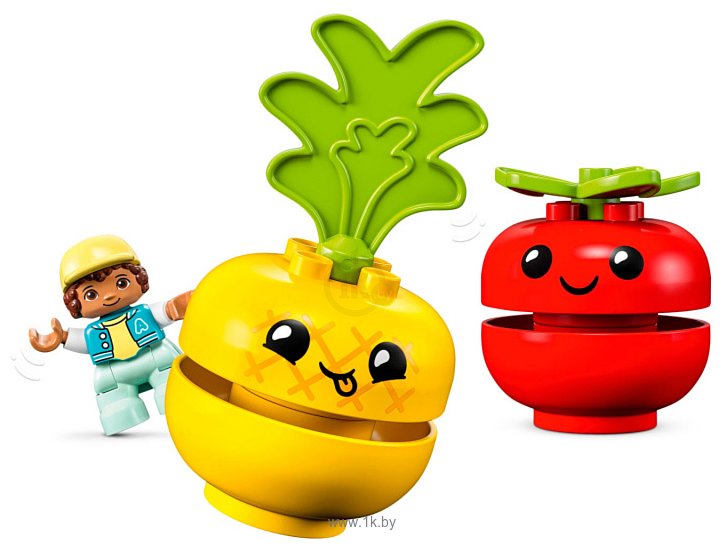 Фотографии LEGO Duplo 10982 Мой первый фруктово-овощной трактор