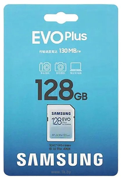 Фотографии Samsung EVO Plus Full-Size SDXC Card 128GB