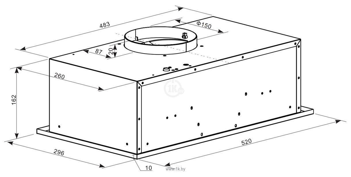 Фотографии Weissgauff BOX 600 PB WH