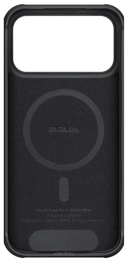 Фотографии Pitaka Aramid ProGuard для iPhone 17 Pro Max (600D Black/Grey Twill)