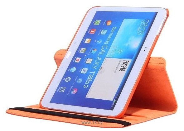 Фотографии LSS Rotation Cover Orange для Samsung GALAXY Tab 3 10.1"