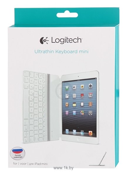Фотографии Logitech Ultrathin Keyboard Cover 920-005122 White Bluetooth