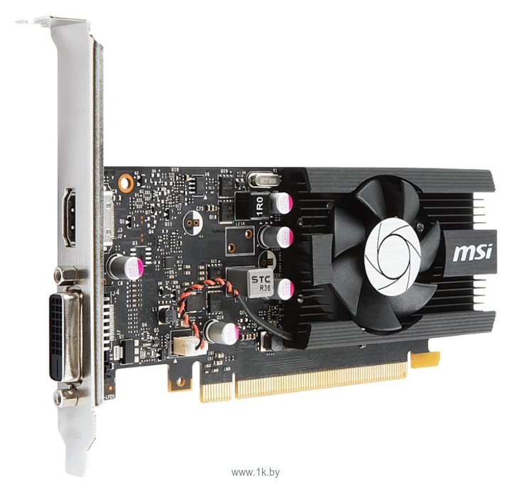 Фотографии MSI GeForce GT 1030 1265Mhz PCI-E 3.0 2048Mb 6008Mhz 64 bit DVI HDMI HDCP LP OCV1