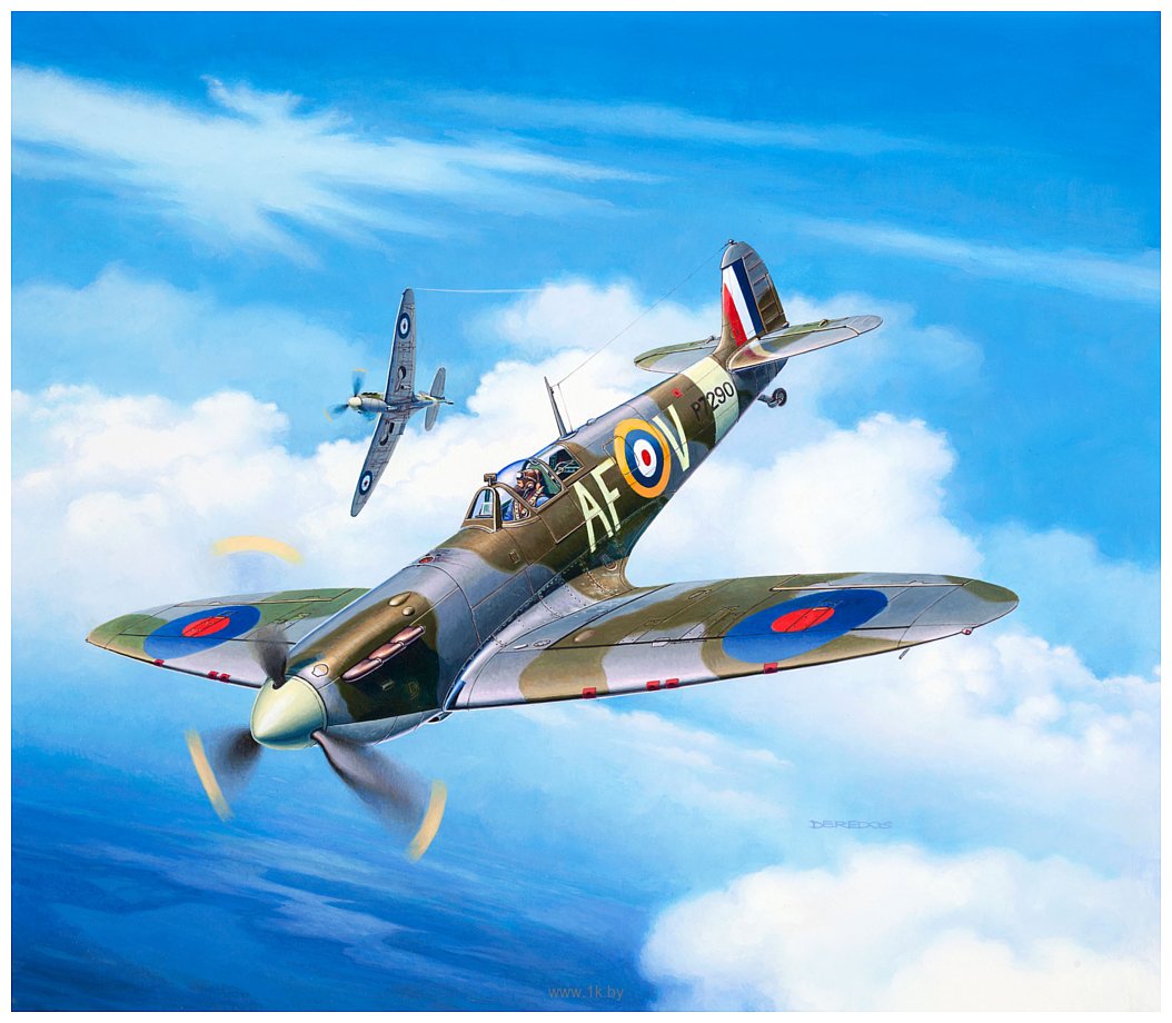 Фотографии Revell 03953 Британский истребитель Spitfire Mk.IIa