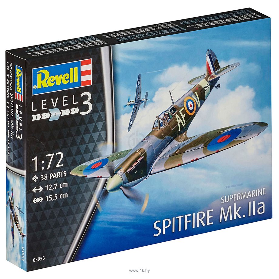 Фотографии Revell 03953 Британский истребитель Spitfire Mk.IIa