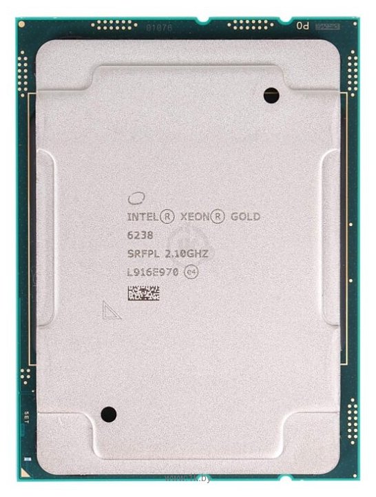 Фотографии Intel Xeon Gold 6238 Cascade Lake (2100MHz, LGA3647, L3 30976Kb)