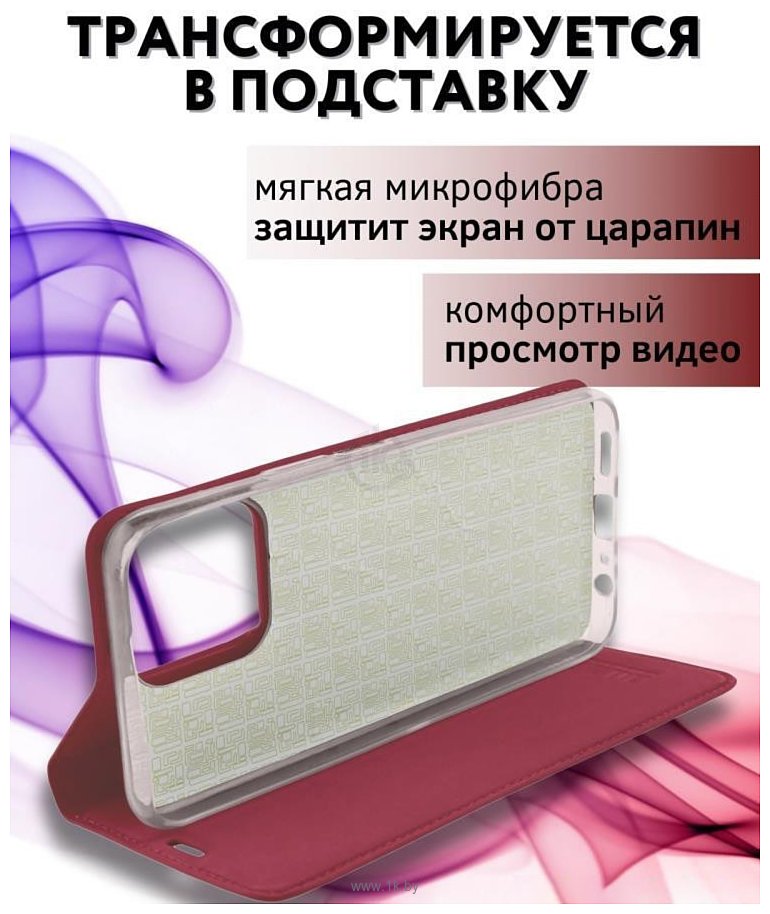 Фотографии Bingo Book для Xiaomi Redmi 13C/Poco C65 (красный)