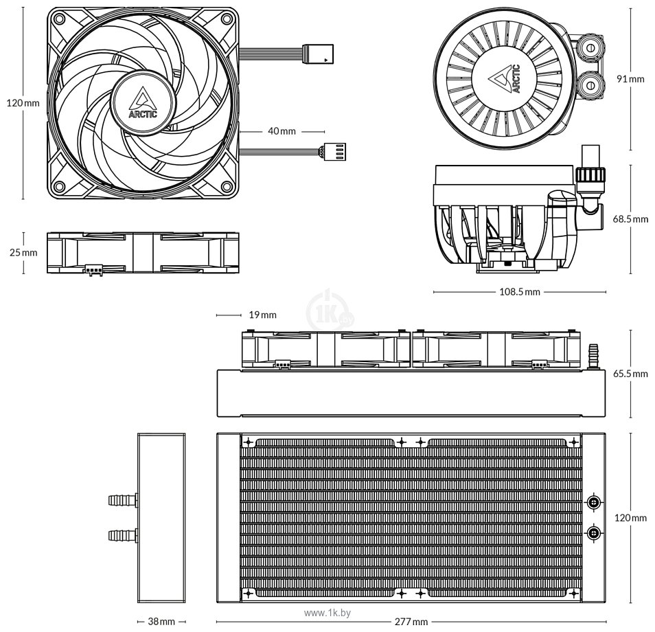 Фотографии Arctic Liquid Freezer III 240 A-RGB White ACFRE00150A