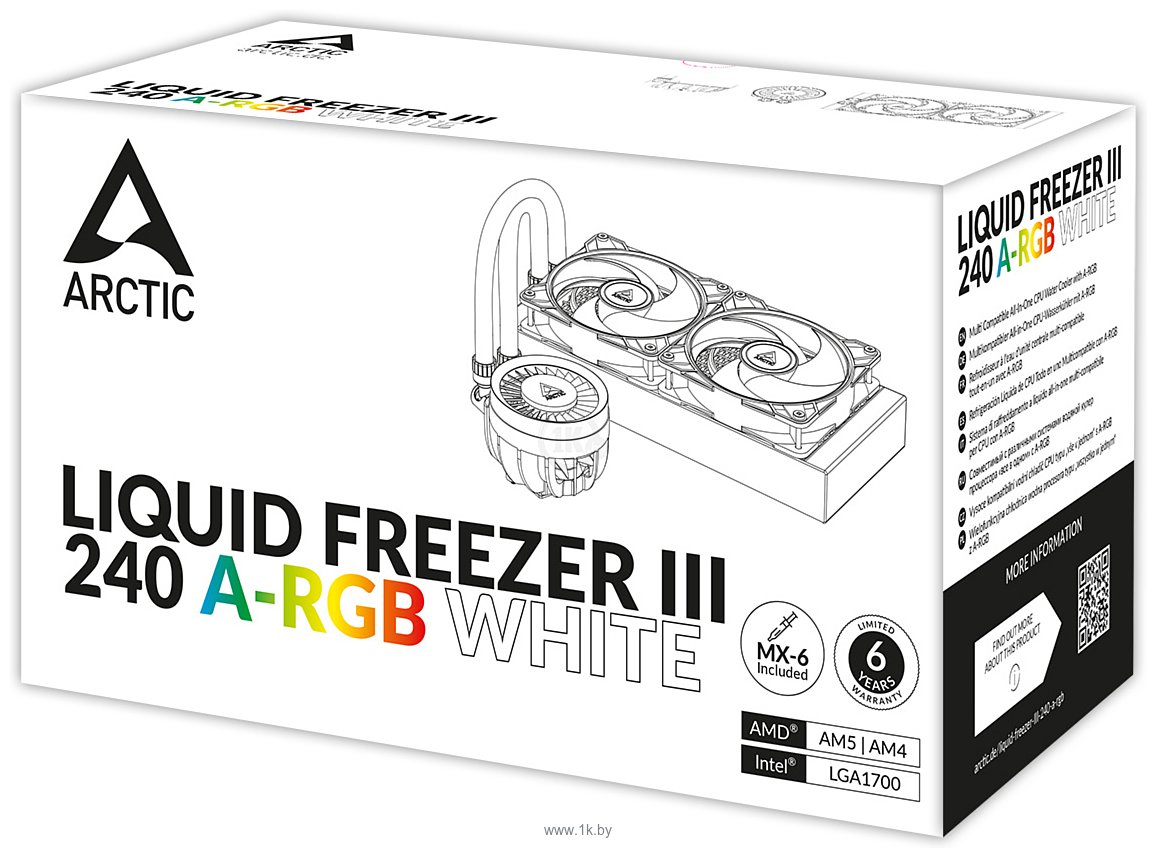 Фотографии Arctic Liquid Freezer III 240 A-RGB White ACFRE00150A