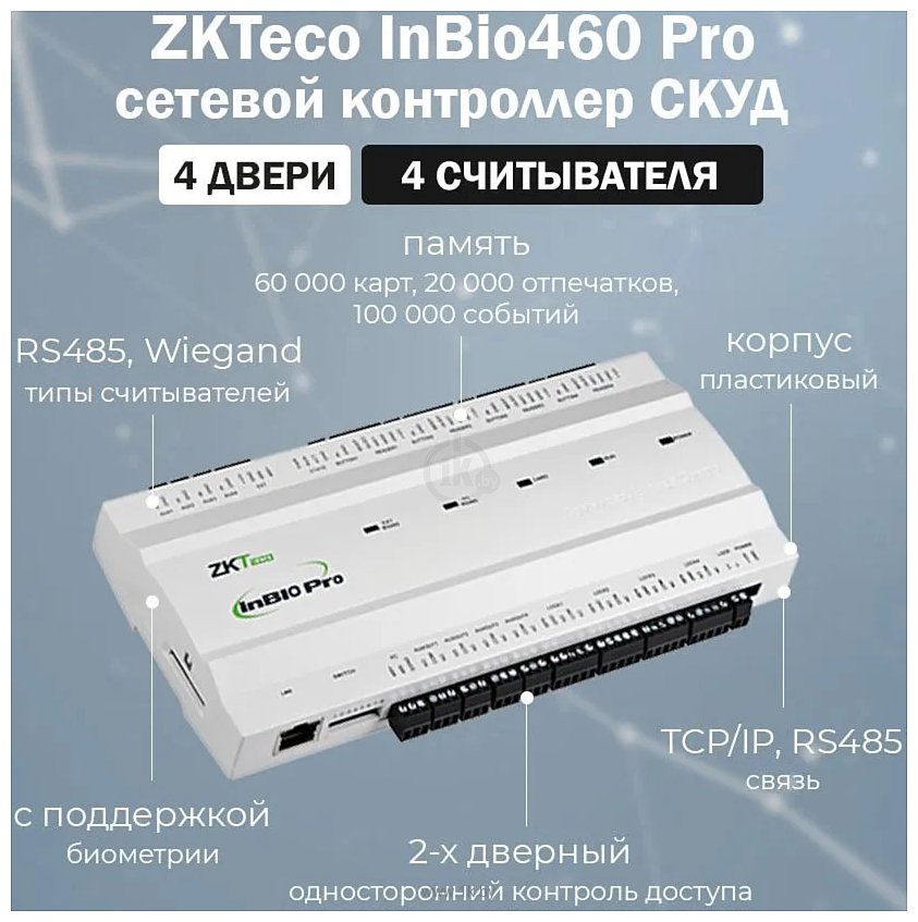 Фотографии ZKTeco InBio-460 Pro