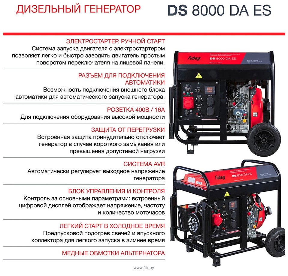 Фотографии Fubag DS 8000 DA ES