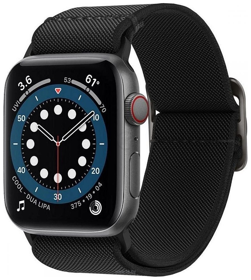 Фотографии Spigen Lite Fit для Apple Watch 49/45/44/42 мм (черный)