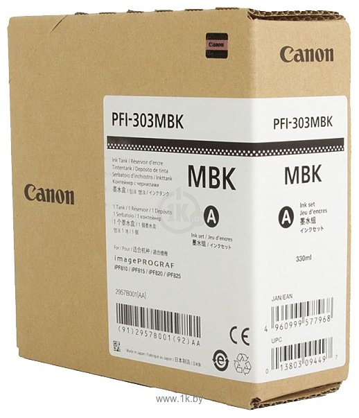 Фотографии Canon PFI-303MBK