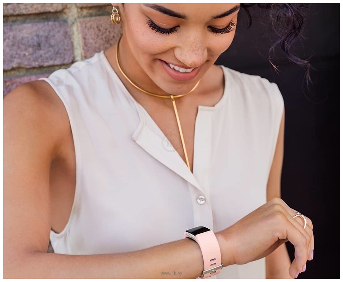 Фотографии Fitbit кожаный для Fitbit Charge 2 (L, blush pink)