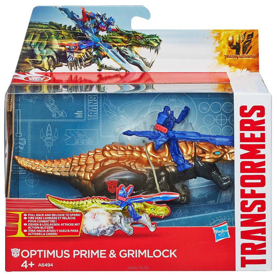 Фотографии Hasbro Transformers 4 Optimus Prime & Grimlock A6494