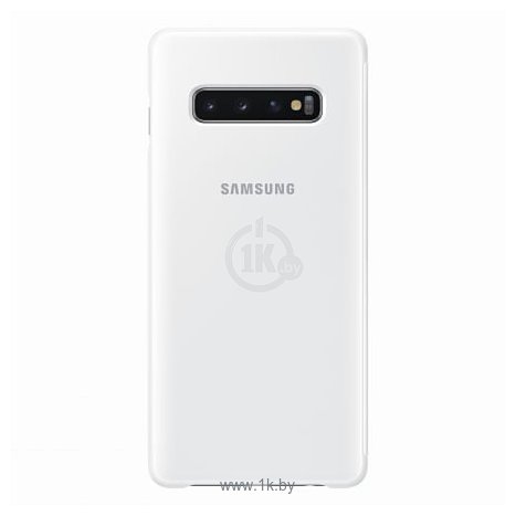 Фотографии Samsung Clear View Cover для Samsung Galaxy S10 Plus (белый)