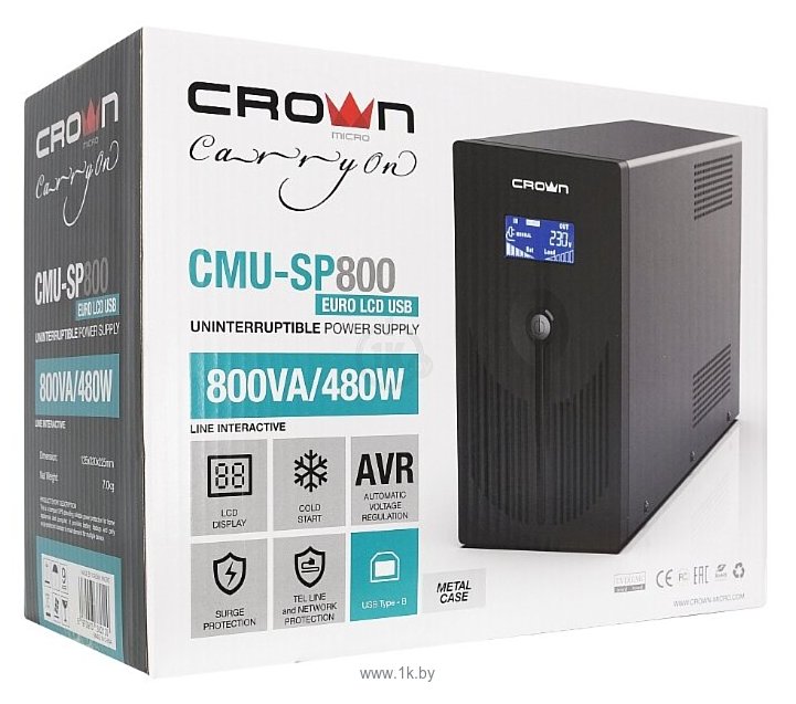 Фотографии CROWN MICRO CMU-SP800 Euro LCD USB