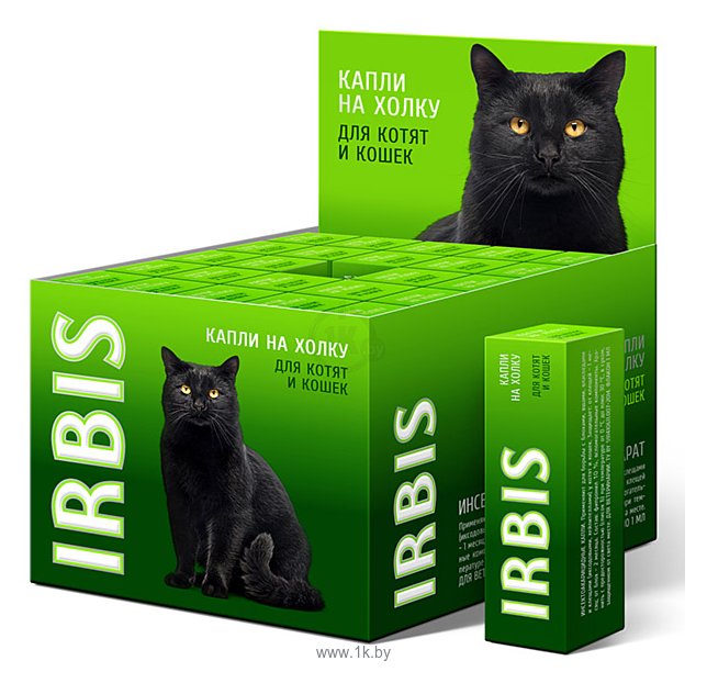 Фотографии Irbis капли от блох и клещей инсектоакарицидные для кошек и котят