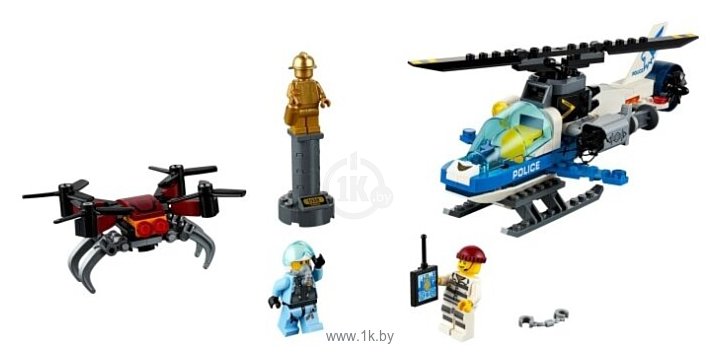 Фотографии LEGO City 60207 Воздушная полиция: погоня дронов