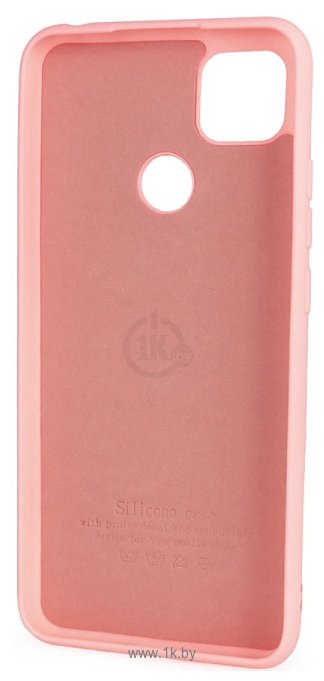 Фотографии Case Liquid для Redmi 9С (светло-розовый)